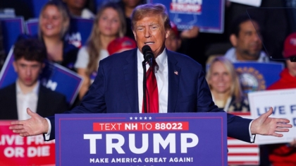 Republican presidential candidate and former U.S. President Donald Trump's rally in Durham