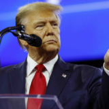 NATIONAL HARBOR, MARYLAND - FEBRUARY 24: Republican presidential candidate and former U.S. President Donald Trump speaks at the Conservative Political Action Conference (CPAC) at the Gaylord National Resort Hotel And Convention Center on February 24, 2024 in National Harbor, Maryland.  Attendees descended upon the hotel outside of Washington DC to participate in the four-day annual conference and hear from conservative speakers from around the world who range from journalists, U.S. lawmakers, international leaders and businessmen. (Photo by Anna Moneymaker/Getty Images)