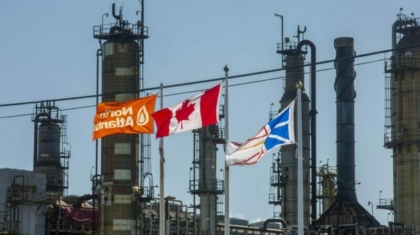 The North Atlantic Refinery is shown in Come By Chance, Nfld., on Tuesday, October 6, 2020. THE CANADIAN PRESS/Paul Daly