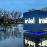 intel logo blue