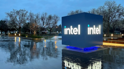 intel logo blue