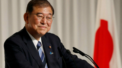 Shigeru Ishiba, the newly elected leader of Japan's ruling party, the Liberal Democratic Party (LDP) holds a press conference after the LDP leadership election, in Tokyo, Japan September 27, 2024. REUTERS/Kim Kyung-Hoon/Pool